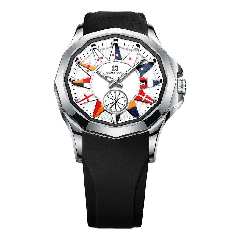 men's luminous quartz watch, view 6 - MRSLM