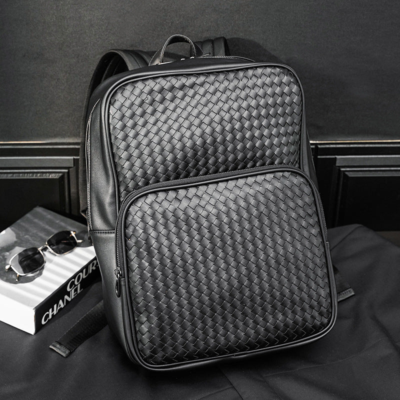 men's braided casual backpack, view 5 - MRSLM