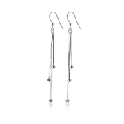 simple sterling silver earrings, view 3 - MRSLM