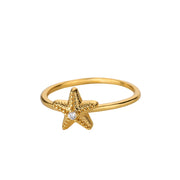 zircon starfish ring, view 3 - MRSLM
