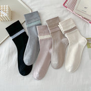women's mid-tube cotton socks, view 8 - MRSLM