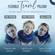 Travel neck pillow with double support, view 7 - MRSLM