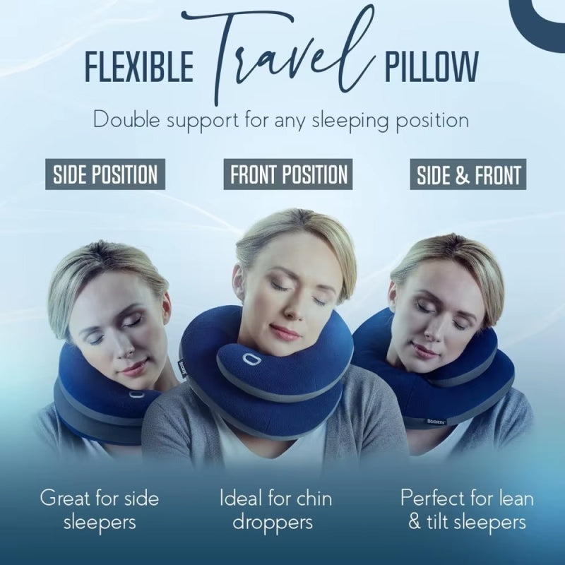 Travel neck pillow with double support, view 7 - MRSLM