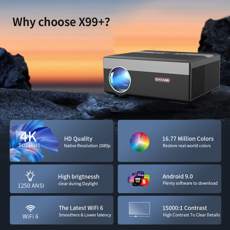 led smart projector with 300-inch display, view 8 - MRSLM