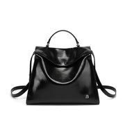leather travel backpack, view 2 - MRSLM