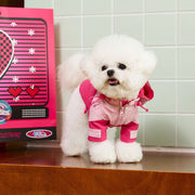 hooded dog jacket, view 6 - MRSLM