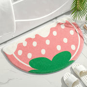 flower greeting mat, view 5 - MRSLM