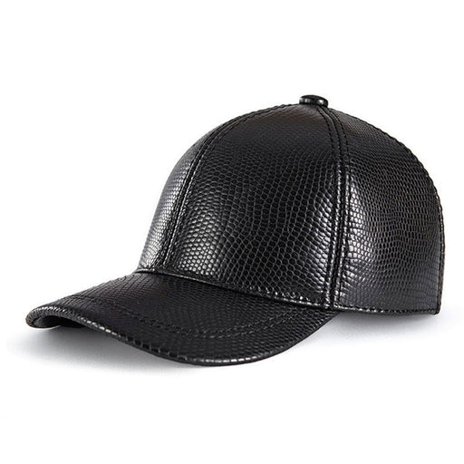 genuine leather baseball cap - MRSLM