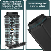 Portable golf ball washing machine, view 4 - MRSLM