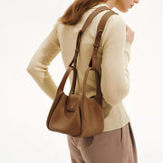 leather crossbody shoulder handbag, view 9 - MRSLM