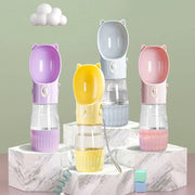Portable 2-in-1 pet water bottle and food dispenser - MRSLM