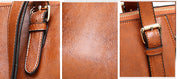 Women's large vintage PU leather tote bag, view 6 - MRSLM
