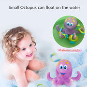 octopus bath toy with ring toss, view 6 - MRSLM