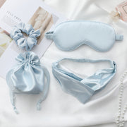 faux silk eye mask and hair rope set, view 5 - MRSLM