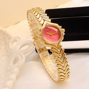 Women's bamboo chain quartz watch, view 8 - MRSLM