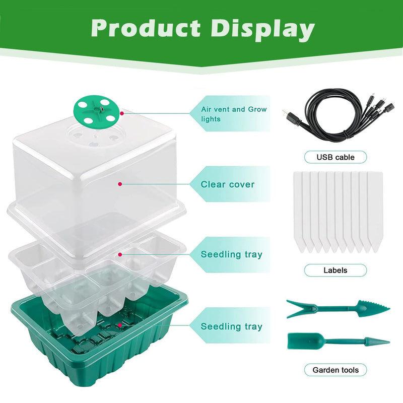 LED seed starter kit, view 7 - MRSLM