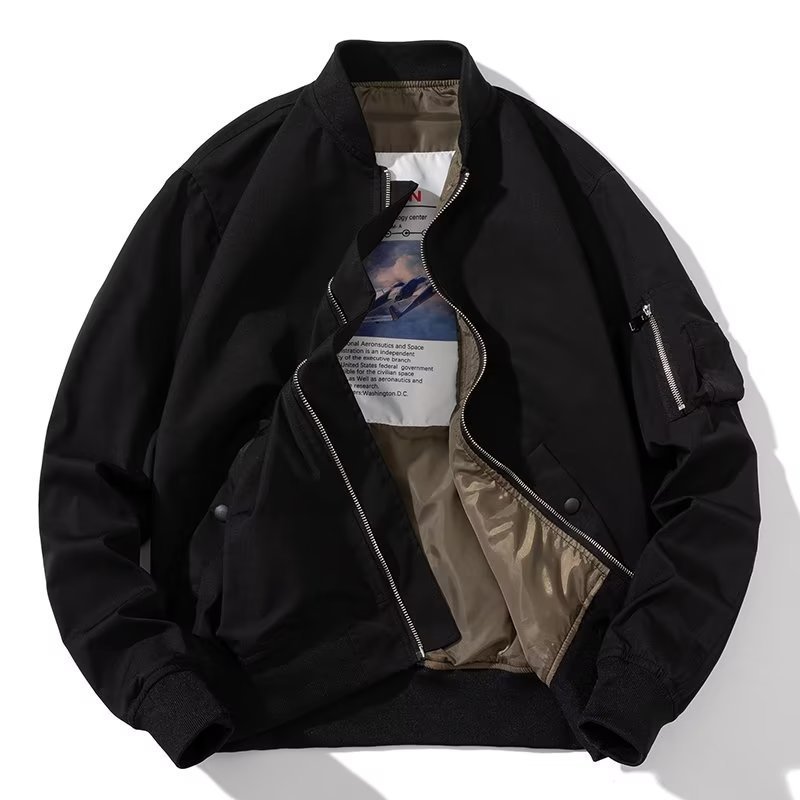 men's pilot jacket, view 3 - MRSLM
