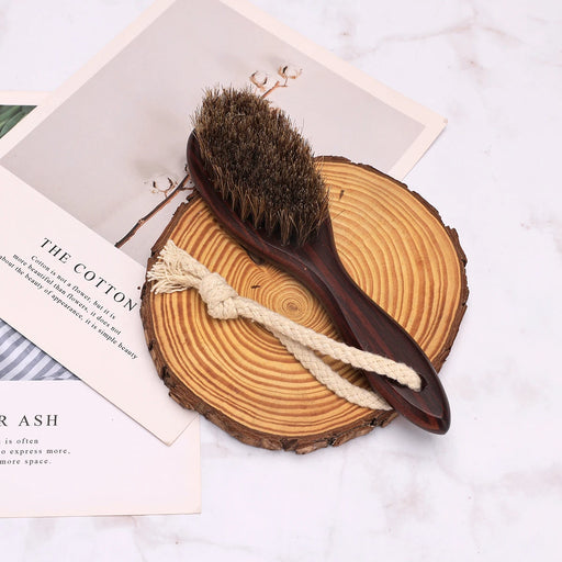 barber beard and shaving brush with horsehair - MRSLM