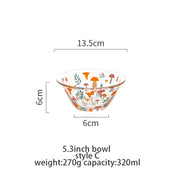 transparent glass salad fruit bowl, view 12 - MRSLM