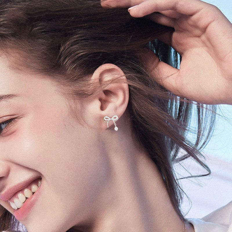 925 Silver Butterfly Stud Earrings