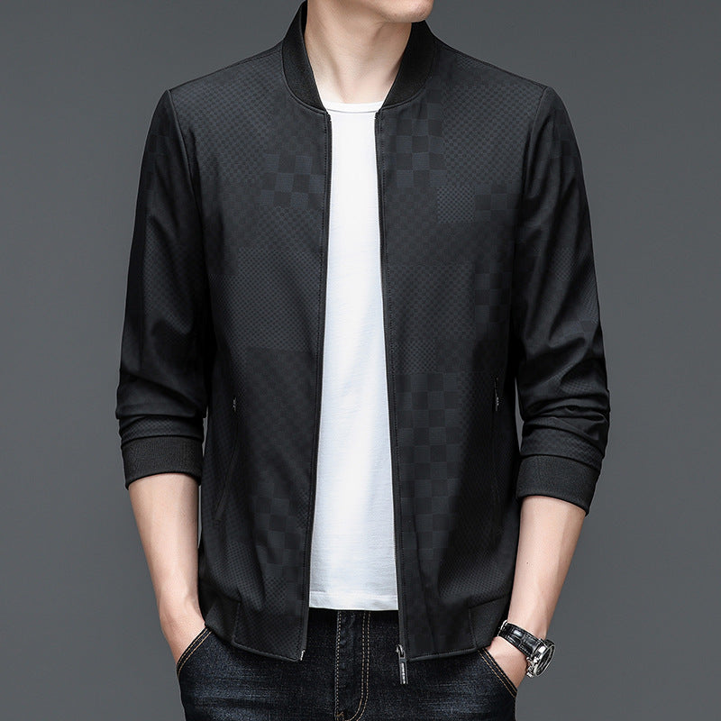 trendy casual men's jacket, view 6 - MRSLM
