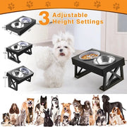 Adjustable dog bowl stand, view 8 - MRSLM