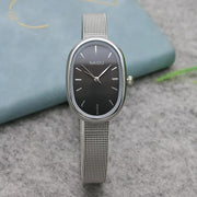 small oval quartz watch for women, view 4 - MRSLM