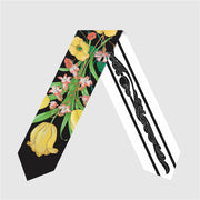 women's silk skinny scarf, view 11 - MRSLM