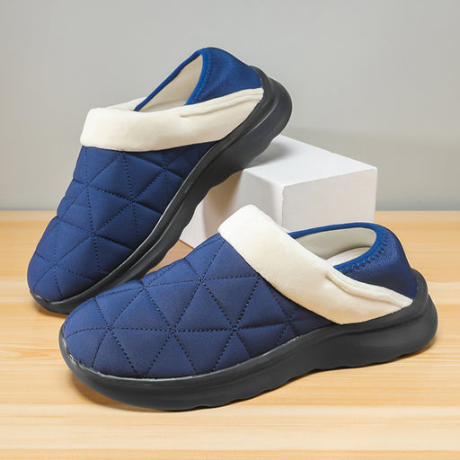 warm cotton slippers with tassel - MRSLM