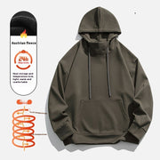 men's hooded fleece-lined sweater, view 3 - MRSLM
