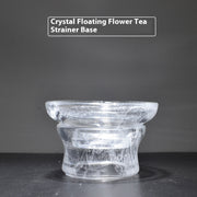 crystal floating flower glass tea set, view 6 - MRSLM