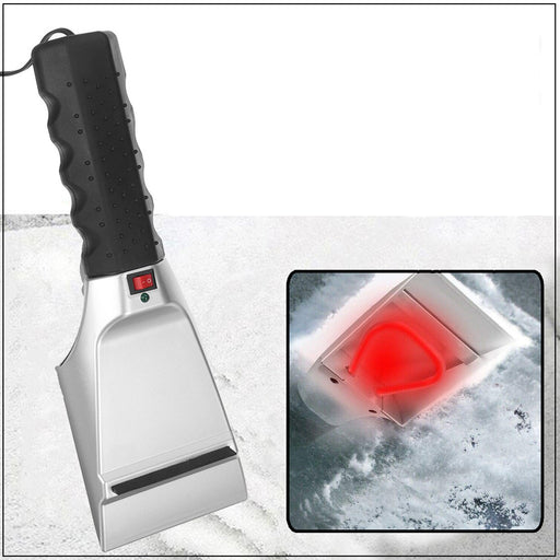 Heated handheld ice scraper for cars - MRSLM