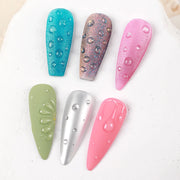 clear water drop wave gel nail polish, view 5 - MRSLM