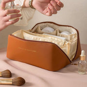 PU leather travel cosmetic bag, view 7 - MRSLM