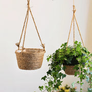 Jute rope hanging planter basket, view 6 - MRSLM