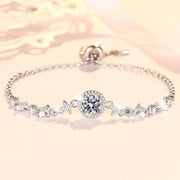 s925 silver moissanite bracelet, view 2 - MRSLM