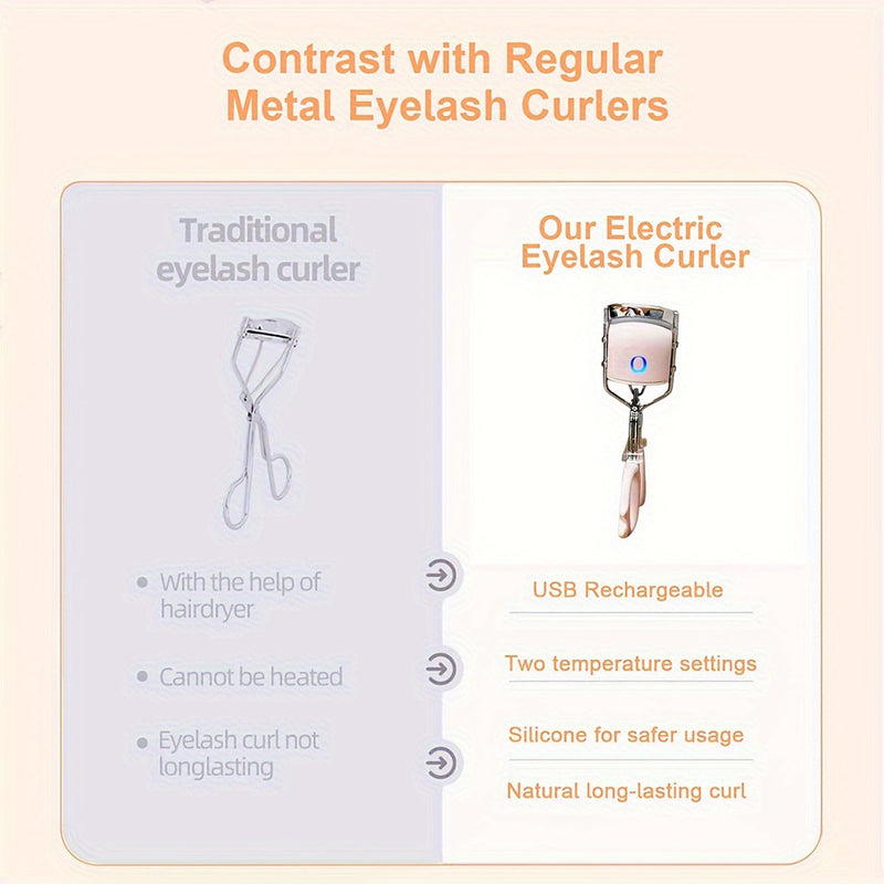 heated eyelash curler 3 modes rechargeable, view 10 - MRSLM
