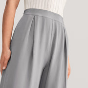 silk wide leg pants, view 6 - MRSLM