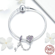 women's sterling silver beaded bracelet, view 5 - MRSLM