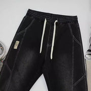 men's ankle-tied harem jeans, view 4 - MRSLM