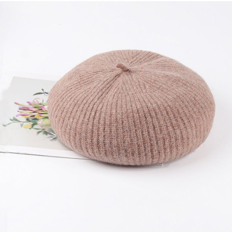 Women's 100% wool beret, view 10 - MRSLM