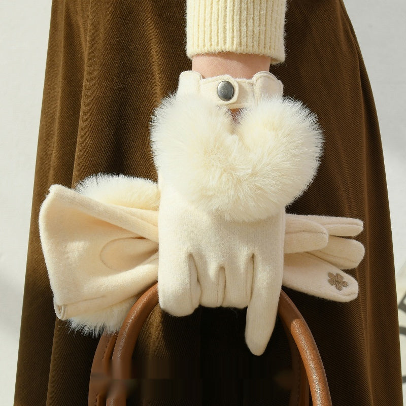 women's warm winter gloves, view 2 - MRSLM