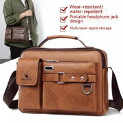 men's PU leather shoulder bag, view 2 - MRSLM