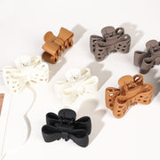 striped bow tie hairpin barrettes, view 10 - MRSLM