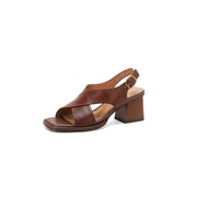 leather gladiator sandals, view 3 - MRSLM