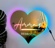 personalized name mirror light, view 10 - MRSLM