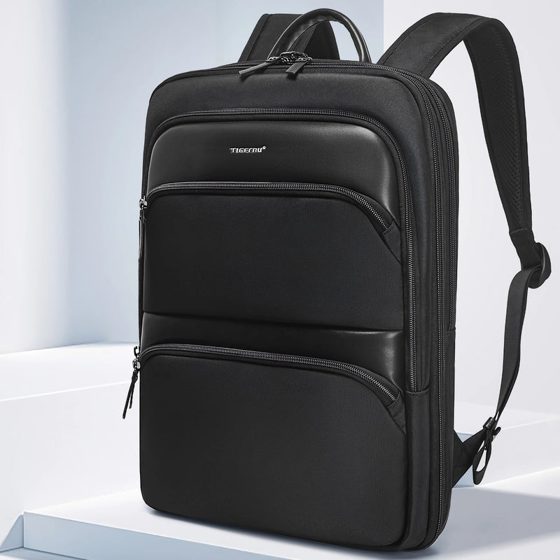 men's slim waterproof laptop backpack, view 7 - MRSLM
