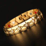men's titanium steel magnetic clasp bracelet - MRSLM