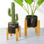 adjustable bamboo plant stand, view 9 - MRSLM