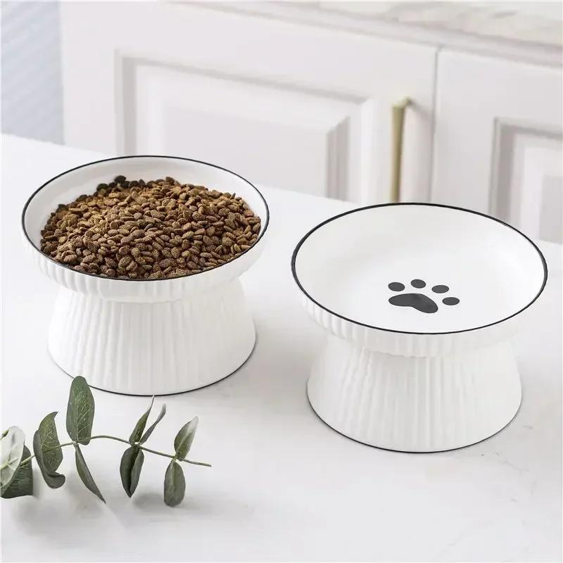 cute cartoon ceramic pet bowl, view 4 - MRSLM